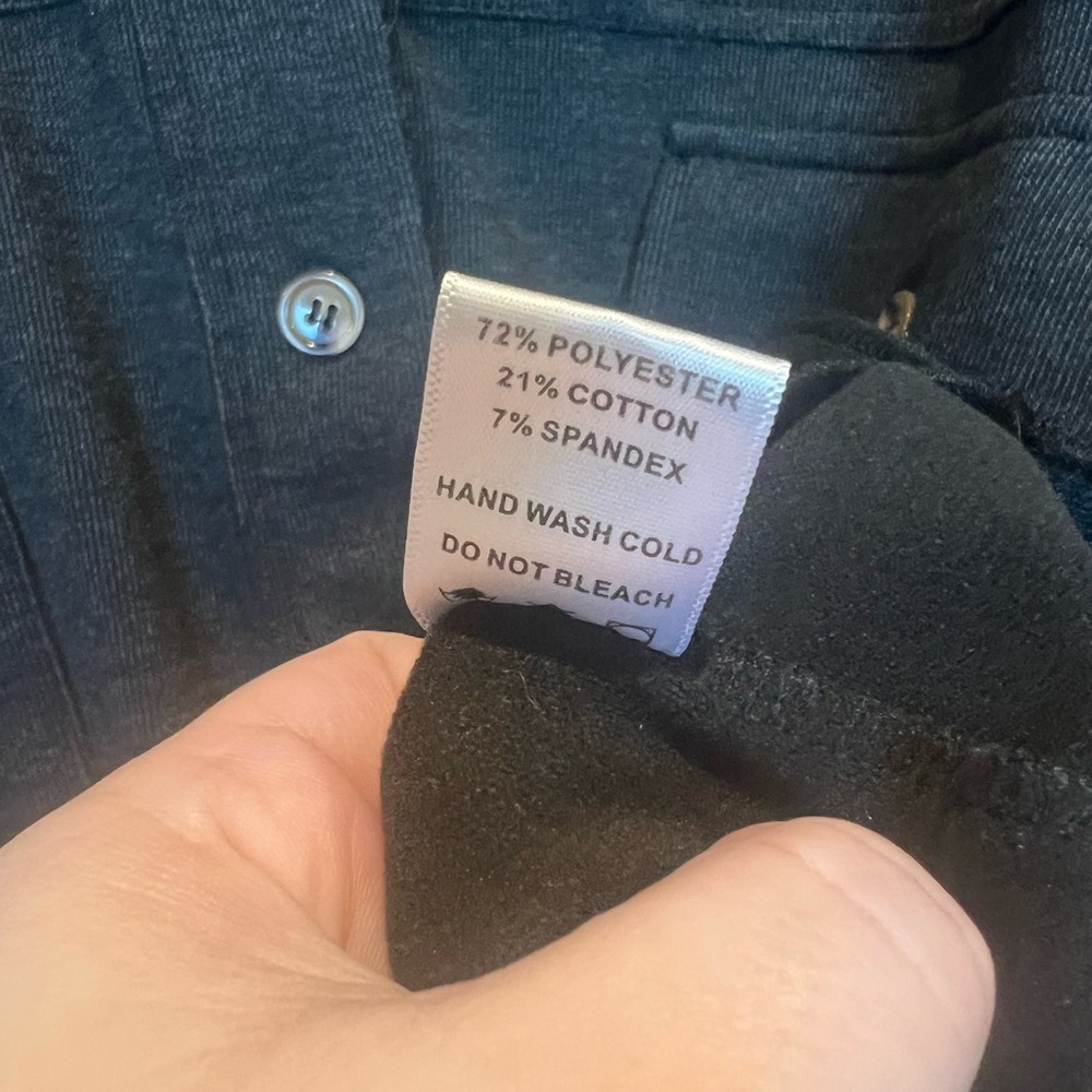 NWOT White Birch Charcoal Shacket - Picture 5 of 8